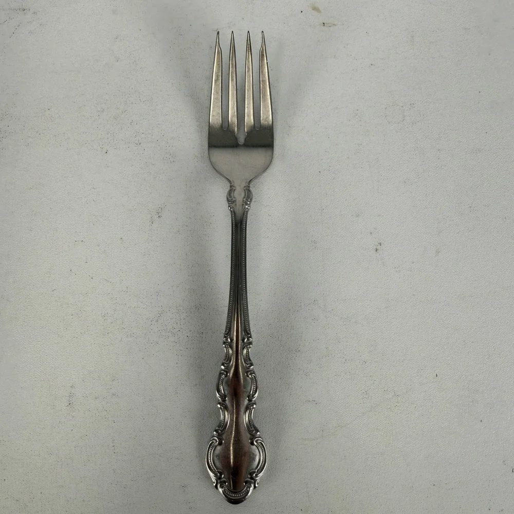 INTERNATIONAL  Chamonix Salad Fork Stainless Flatware 7 1/8